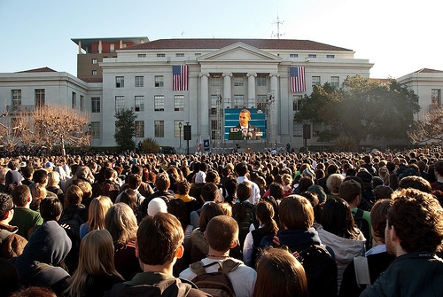 Joins Record Breaking Crowd at UC Berkeley for Historic Inauguration